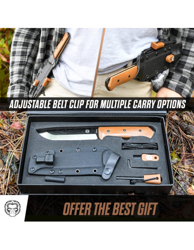 Cuchillo de Supervivencia Holtzman's Gorilla Bushwhacker 28.5cm