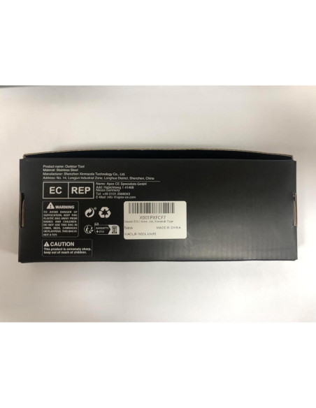 Cuchillo de Cuello Omesio ZLJR, Acero D2, 14.76 cm, Funda Kydex