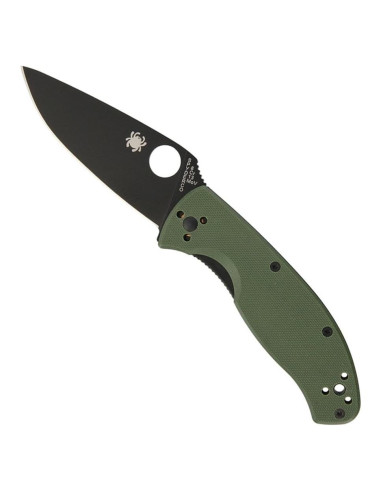 Cuchillo Spyderco Tenacious Linerlock Verde 8Cr13MoV 8.26cm