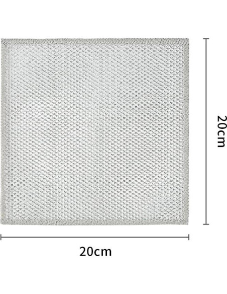 10 Trapos de Lavado de Platos de Alambre XBUYTO Gris