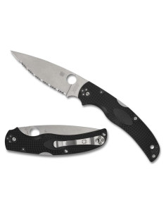 Cuchillo de bolsillo Spyderco Native Chief Lightweight 13cm Serrado