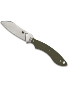 Cuchillo Spyderco Stok OD G-10 Drop Point 54g con Funda 2