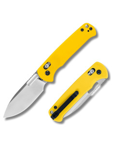 Cuchillo Plegable CJRB Hectare 8 cm Hoja AR-RPM9 Amarillo