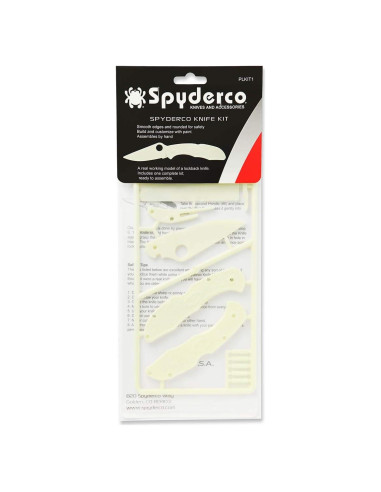 Kit de Cuchillo Plegable Spyderco Delica 4 - Brilla en la Oscuridad