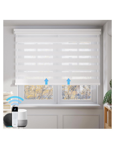 Persianas Motorizadas Solarhans 86x183 cm Control Remoto