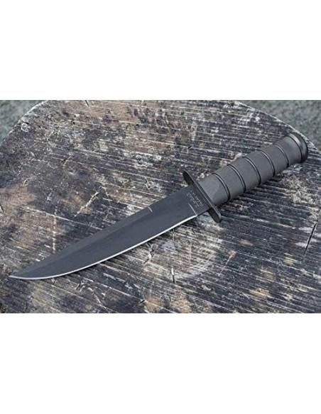 Cuchillo KA-BAR 1266 Tanto 20.32 cm Acero al Carbono Negro