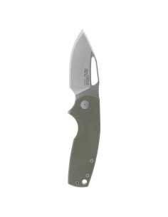 Cuchillo Plegable SOG Stout FLK Verde OD Acero CRYO D2