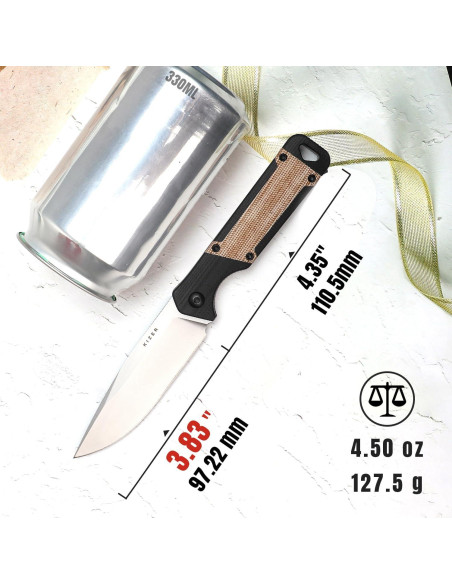 Cuchillo de Camping Kizer Militaw 20.77cm Nitro V con Funda Cuchillo de Camping Kizer Militaw 20.77cm Nitro V con Funda