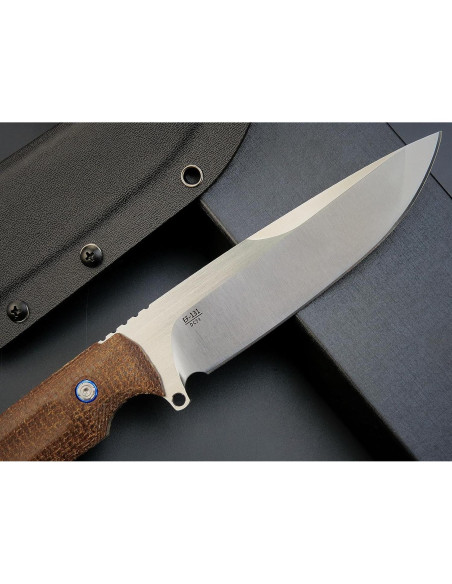 Cuchillo Fijo Eafengrow EF131 de Acero DC53 y Mango de Micarta