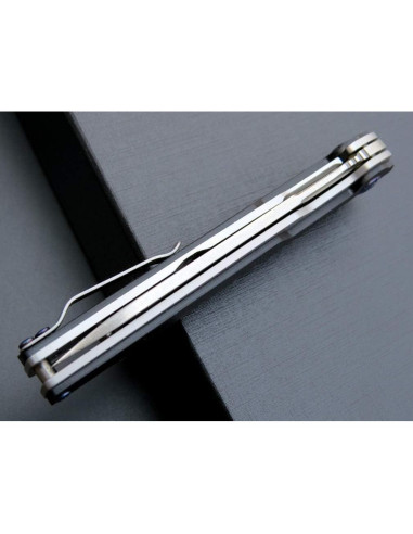 Cuchillo Plegable Eafengrow EF942 D2 Titanio G10 19.2 cm Negro