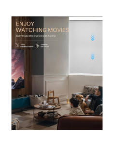 Persianas enrollables motorizadas JaeJaes 58x182 cm blancas 2