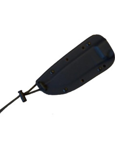 Cuchillo ESEE-4 Serrado OD con Mangos Naranja G10 y Funda 2