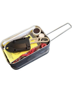 Kit de Supervivencia Grande en Lata ESEE con Cuchillo y Accesorios 2