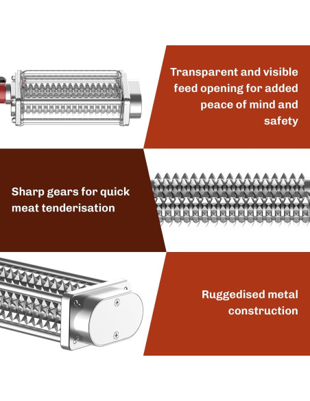 Ablandador de carne Kitchenaid GVODE 0.91 kg acero inoxidable