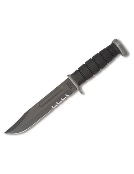 Cuchillo de Combate Ka-Bar 1281 D2 Fijo Serrado 17.78 cm