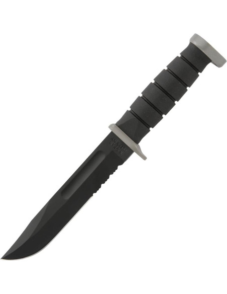 Cuchillo de Combate Ka-Bar 1281 D2 Fijo Serrado 17.78 cm