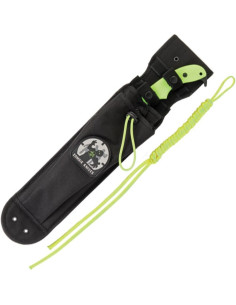 Cuchillo KA-BAR Zombie Zomstro 26 cm Verde/Negro 2