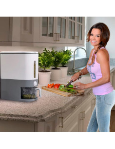 Dispensador de Arroz 20L Lenwi, Contenedor Alimentos Secos 2