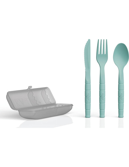 Utensilios de Almuerzo KA-BAR Pal - 3 Piezas en Estuche