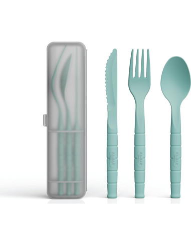 Utensilios de Almuerzo KA-BAR Pal - 3 Piezas en Estuche