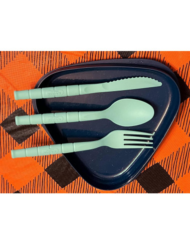 Utensilios de Almuerzo KA-BAR Pal - 3 Piezas en Estuche