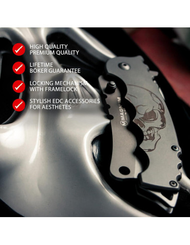 Cuchillo Boker Magnum Mortem 12.7 cm Acero Inoxidable