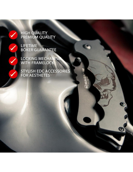 Cuchillo Boker Magnum Mortem 12.7 cm Acero Inoxidable