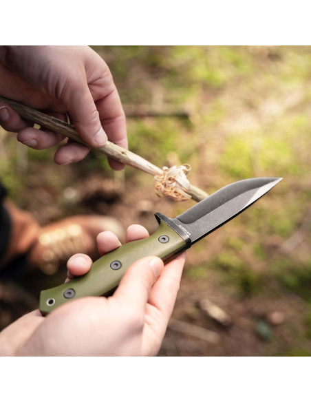 Cuchillo BKER MAGNUM Bushcraft Drop 440A con Funda Kydex Cuchillo BKER MAGNUM Bushcraft Drop 440A con Funda Kydex