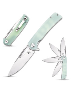 Cuchillo Plegable Sitivien ST126 D2 G10 20.1 cm Jade