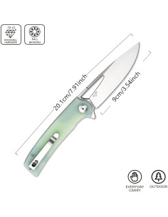 Cuchillo Plegable Sitivien ST126 D2 G10 20.1 cm Jade 2