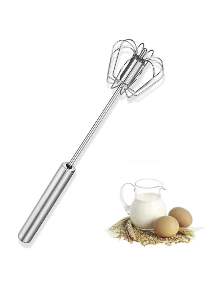 Batidor Semiautomático Mkzruulf Acero Inoxidable 35,56 cm