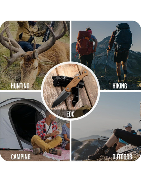 Cuchillo de Hoja Fija Dispatch con Funda Kydex 8cm