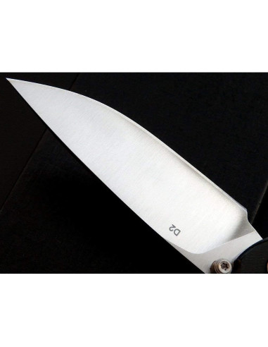 Cuchillo Plegable Eafengrow EF3 D2 Mango G10 19.7 cm Negro