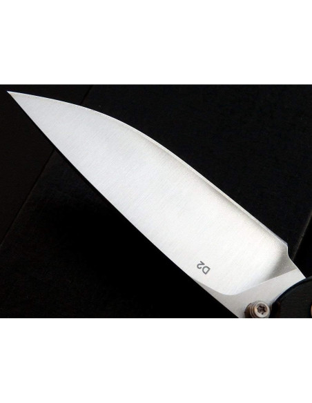 Cuchillo Plegable Eafengrow EF3 D2 Mango G10 19.7 cm Negro