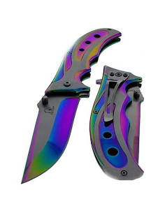 Cuchillo de bolsillo plegable Falcon 20.32 cm acero inoxidable