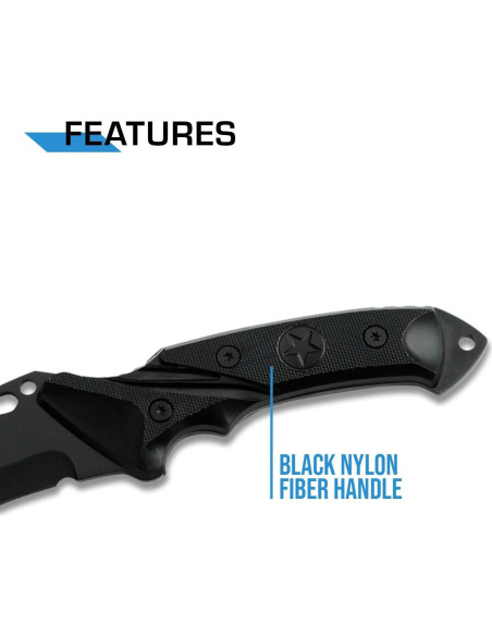 Cuchillo de Caza MTech USA MT-20-12 Bowie 25.4 cm Acero Inoxidable