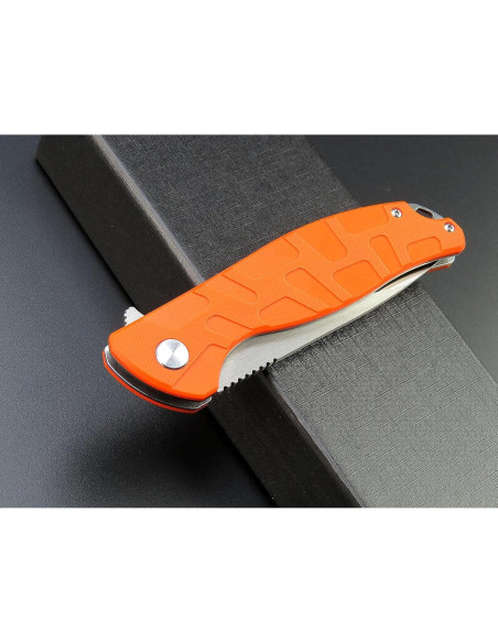 Cuchillo Plegable Eafengrow EF237 Hoja Acero D2 Mango G10 22.1 cm