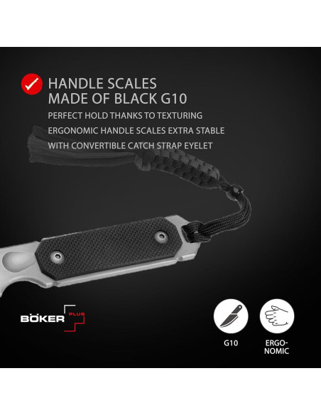 Cuchillo Boker Plus Cop Tool 15.24 cm Acero Inoxidable 440C