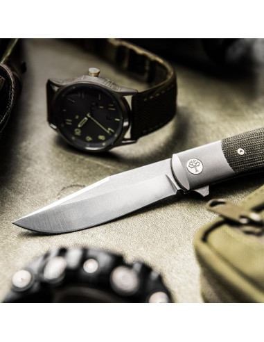 Cuchillo Plegable BKER TRPPR Micarta - Hoja MagnaCut 8.2 cm