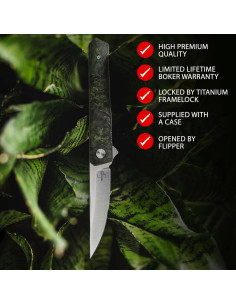 Cuchillo Plegable BKER PLUS Kwaiken Mini Limited - Hoja M390 2