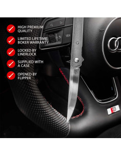 Cuchillo de bolsillo Boker Plus Kwaiken Air Mini Titan - Hoja VG-10 2