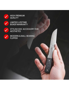 Cuchillo de bolsillo BKER PLUS Urban Barlow Cocobolo 17.19 cm 2