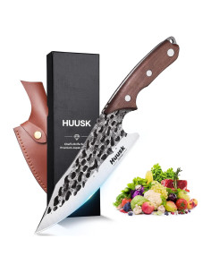 Cuchillo Huusk Vikingo Forjado a Mano 17.5 cm para Carne