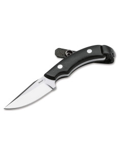Cuchillo Fijo Boker Plus J-Bite 440C con Funda de Cuero