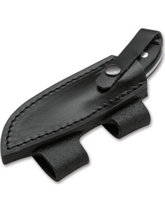 Cuchillo Fijo Boker Plus J-Bite 440C con Funda de Cuero 2