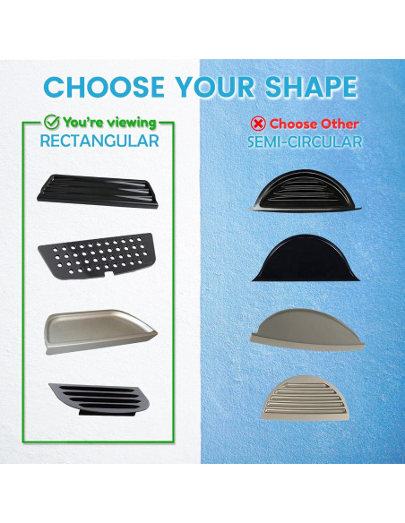 Captador de Goteo Simplation Rectangular para Refrigerador