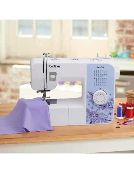Máquina de Coser Brother XM2701, 27 Puntadas, 6 Accesorios Máquina de Coser Brother XM2701, 27 Puntadas, 6 Accesorios