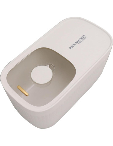 Dispensador de Arroz Rendon Blanco, Cubo Hermético 1.51 kg