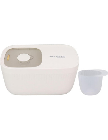 Dispensador de Arroz Rendon Blanco, Cubo Hermético 1.51 kg