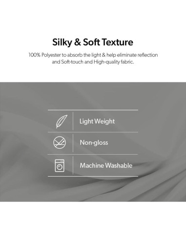 Pantalla de Fondo Gris LimoStudio 2.74x4.57m Sintética Premium